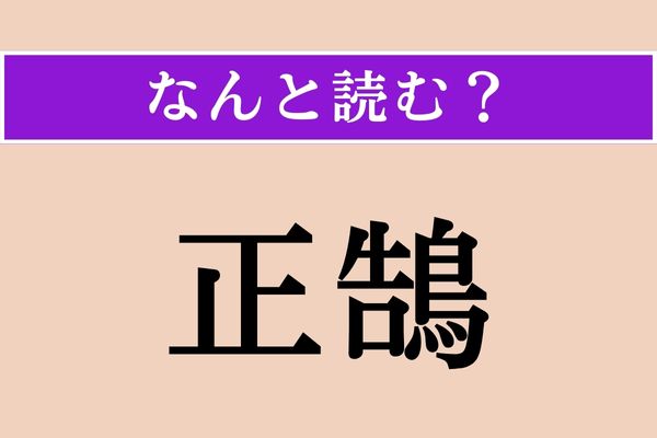 【難読漢字】「正鵠」正しい読み方は？ 物事の要点を指す言葉です