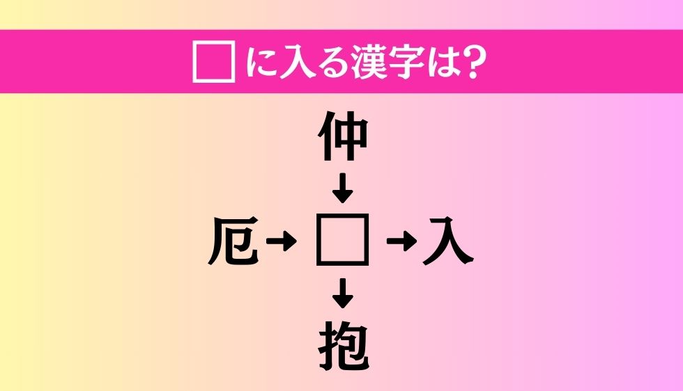 【穴埋め熟語クイズ Vol.930】□に漢字を入れて4つの熟語を完成させてください