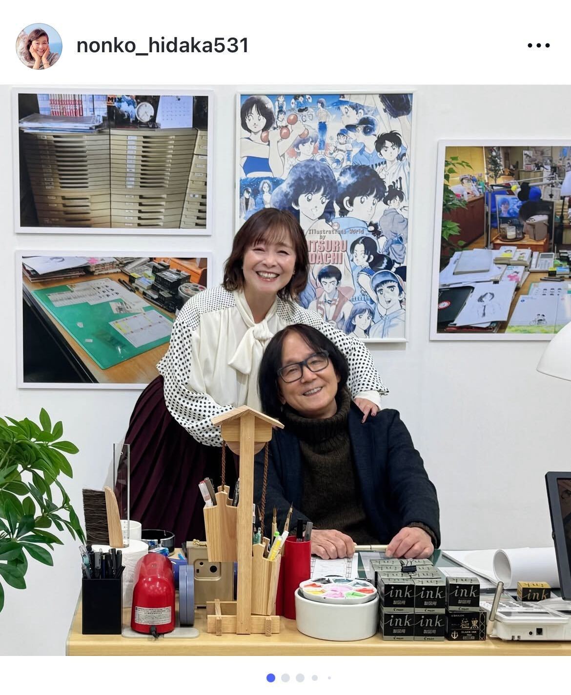 タッチ」浅倉南役の日高のり子、作者のあだち充氏と再会 アフレコ時代