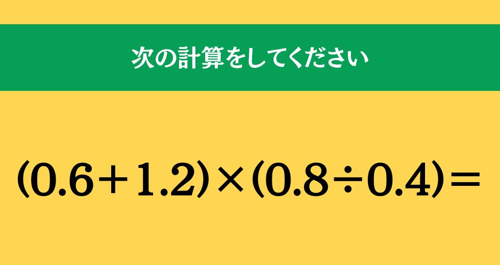 大人ならわかる？ 小学校の「算数」問題＜Vol.2014＞
