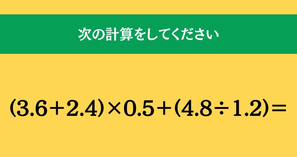 大人ならわかる？ 小学校の「算数」問題＜Vol.1428＞