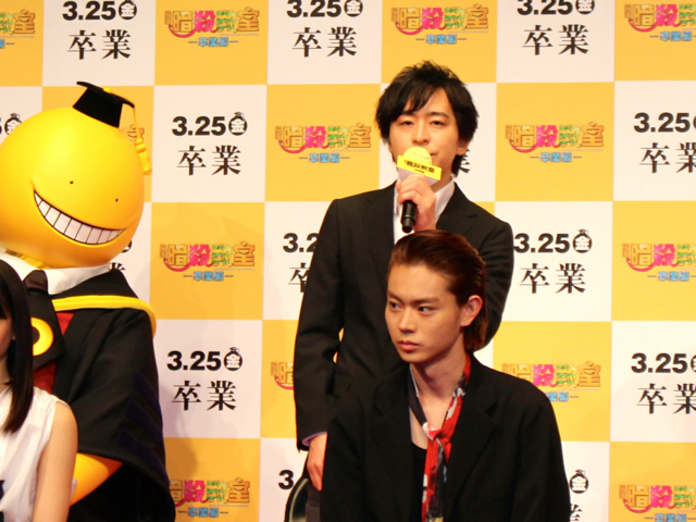 原作者 松井優征も文句なし 映画 暗殺教室 卒業編 製作報告会見レポ エキサイトニュース