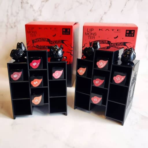 濃淡の人気5色がそれぞれセットに。【KATE】リップモンスター初の