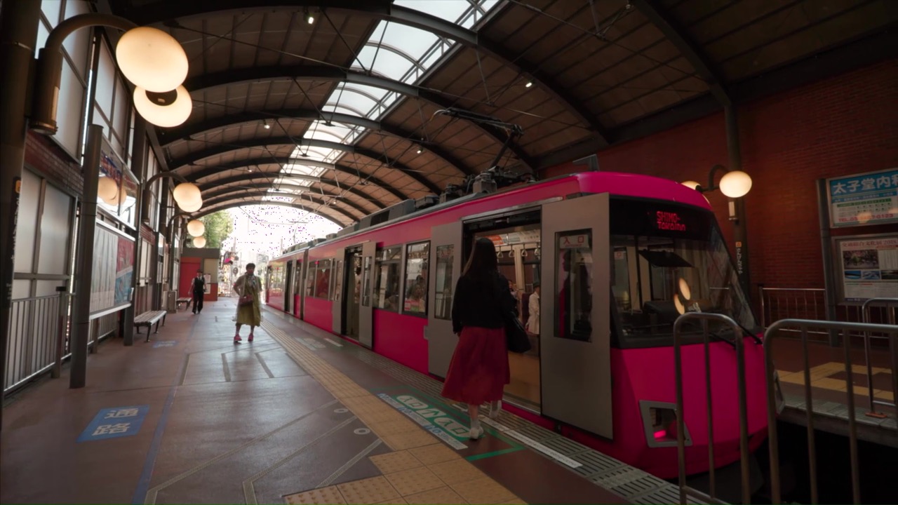 世田谷区のシンボル。片道約20分のレトロ懐かしい路面電車 (2018年8月