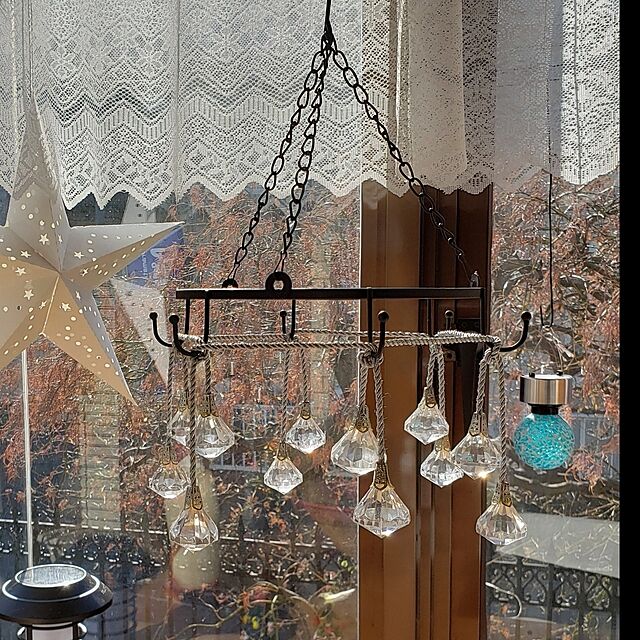 アラベスク✩.*˚ SWAROVSKIシャンデリア風サンキャッチャー アラベスク✩.*˚ SWAROVSKIシャンデリア風サンキャッチャー