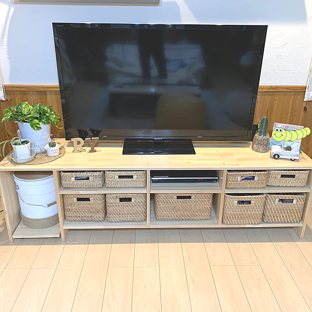 3つのテイスト別にご紹介します☆わが家のテレビ台DIY作品
