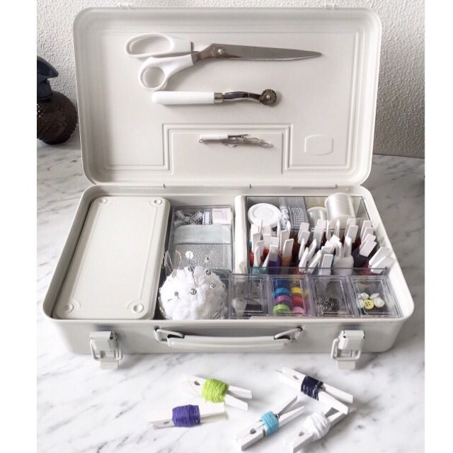 【MUJI 無印良品】未使用 廃盤 スチール工具箱 STEEL TOOL ORGANIZER ⁄ スチール ツール オーガナイザー