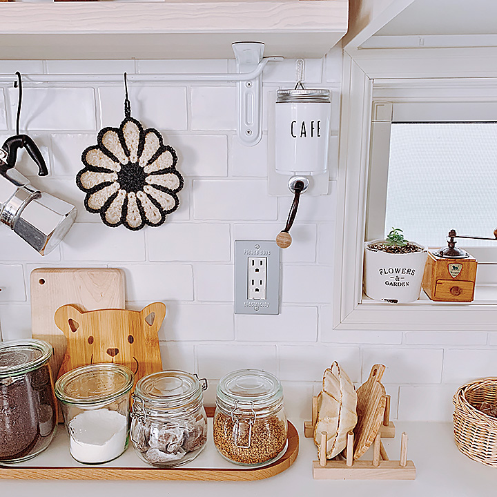 初心者さんでも簡単♪ディスプレイ専用壁掛けコーヒーミル」 by mog