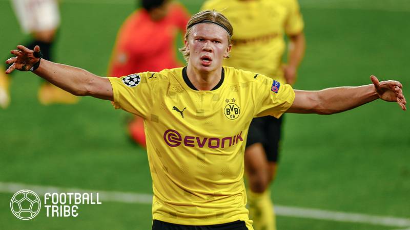 ドルトムントfwホランド メッシ Cロナウドとの比較に言及 まだとても遠い存在 21年3月23日 エキサイトニュース