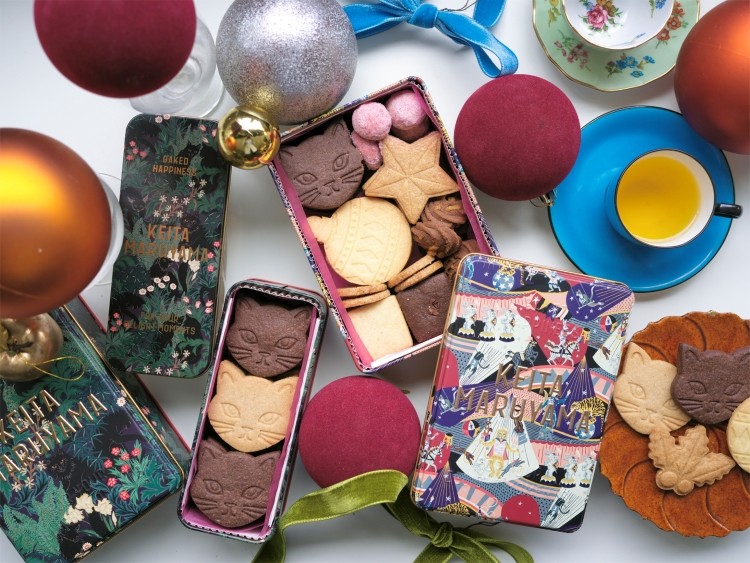 ★【未使用】KEITA MARUYAMA 缶 6種セット★ KEITA MARUYAMA “OMOTASE” PROJECT、人気の「CHAT NOIR」クッキー缶に