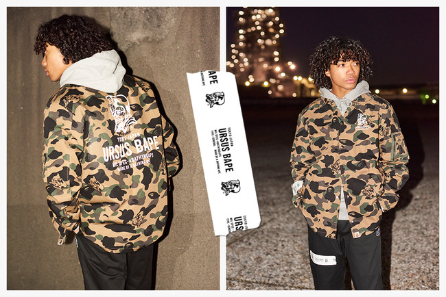 ursus bape コレクション カモフラ柄半袖シャツ