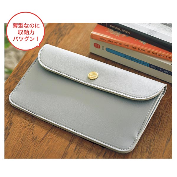 付録はスリムなのに収納力がスゴい長財布orあったかルームシューズ Harriss 22年2月7日発売予定 ローリエプレス