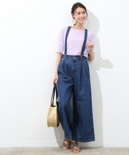 こなれ感を演出してくれる 大人が穿きやすいサスペンダー付きワイドパンツ15選をご紹介 ローリエプレス