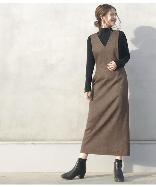 ワンピースより着回せる 大人の ジャンパースカート コーデ15選 ローリエプレス