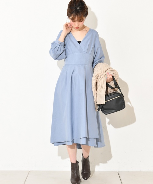 春コーデにもオススメ 清潔感を与える ブルー系ワンピース 特集 ローリエプレス 春コーデにもオススメ 清潔感を与える ブルー系ワンピース 特集 ローリエプレス