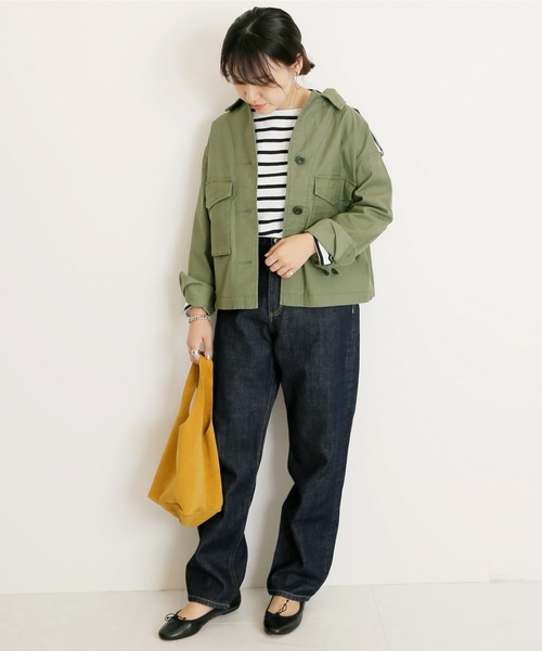 春アウターはもう決めた ミリタリージャケットで作るピリッとスパイシーな大人コーデ術 ローリエプレス