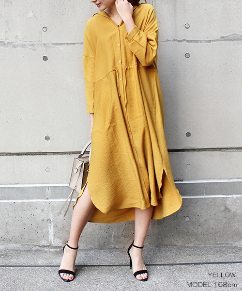 春気分を上げる イエロー オレンジ系ワンピース でワンランクアップを狙おう ローリエプレス