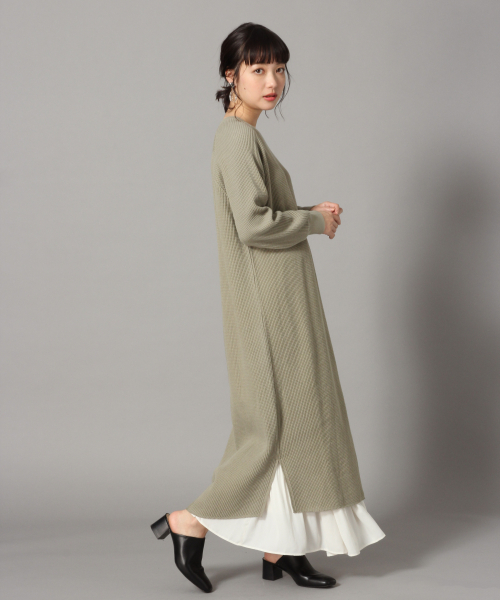 今っぽコーデを叶える 優秀な ワッフルワンピース で春コーデ ローリエプレス