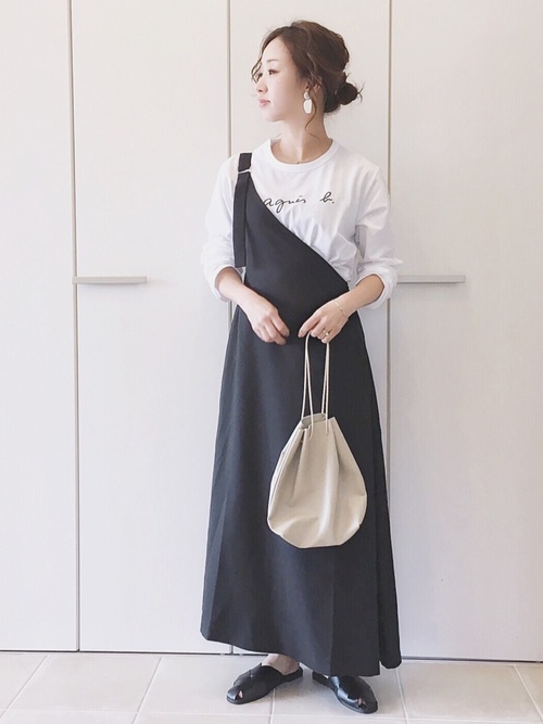 ジャンパースカートは大人が着るからこそ可愛い キメすぎないおしゃれ春コーデ ローリエプレス