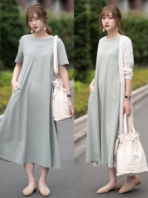Gu のスカート ワンピースコーデをチェック 夏はさらっと涼しげに着こなして ローリエプレス