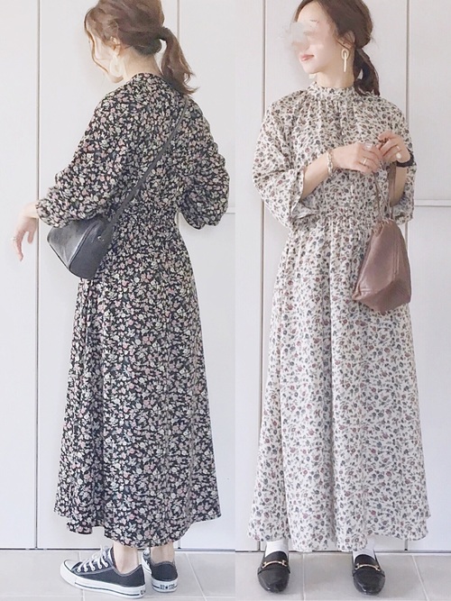 リンク 多様体 リンス フラワー プリント ハイネック ワンピース Federalandstategrants Org