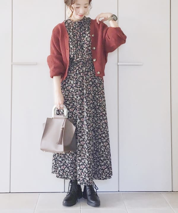 オレンジ系 M品揃え豊富で ハイネックワンピース ロングワンピース ワンピースオレンジ系m Www Marengoef Com