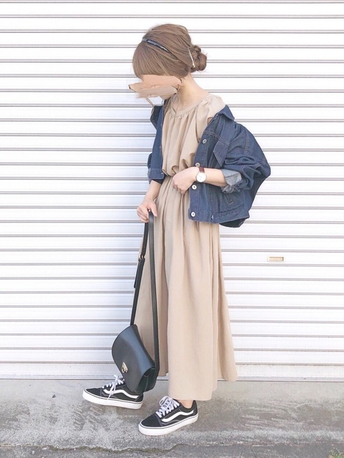 Financial Over There Translator ベージュ ワンピース Gu Tsunaguf Jp