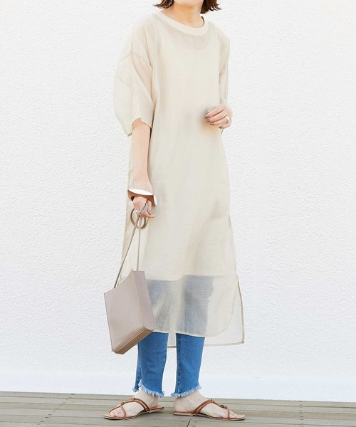 簡単に旬顔になりたいなら 大人のシアーワンピースコーデ ローリエプレス