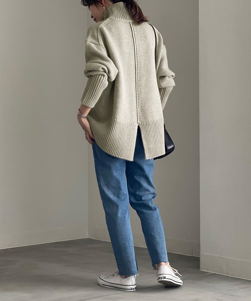 厚手ニット 着るなら今 秋のニットトップスコーデを大特集 ローリエプレス