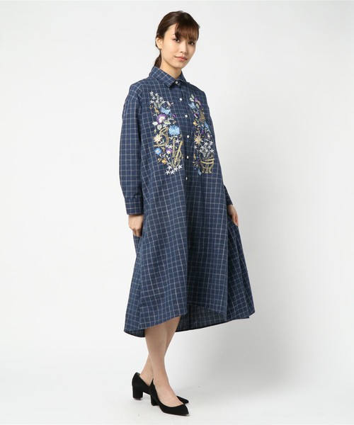 今年らしさは刺繍で ナチュラルキュートな刺繍ワンピースコーデ集 ローリエプレス