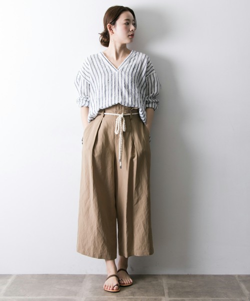 着心地抜群の天然素材リネンに注目 素材の良さを活かしたシンプルコーディネート ローリエプレス