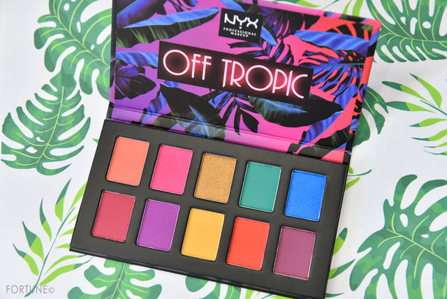 Nyx ニックス のカラフルな19夏新作アイシャドウ オフトロピック シャドウ パレット をレビュー ローリエプレス