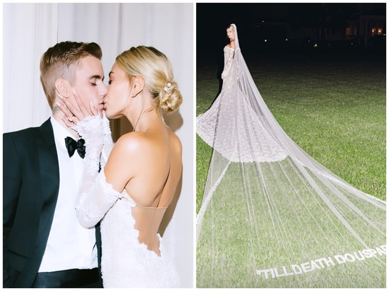 ヘイリー ビーバー ウェディングドレスのベールに メッセージ 19年10月8日 エキサイトニュース