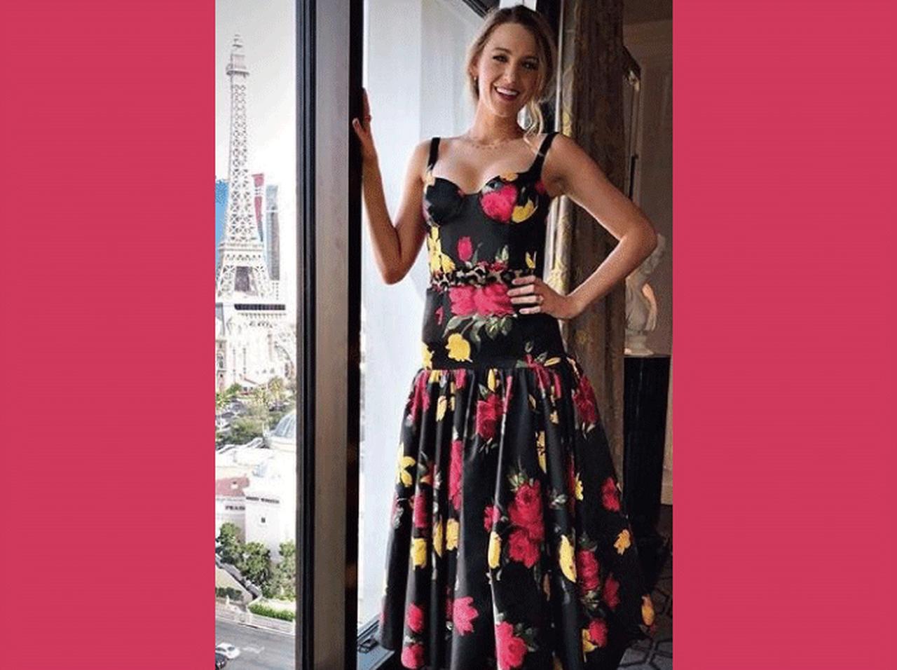 ブレイク ライヴリーの花柄 豹柄コーデがおしゃれ マイケル コース コレクション新作ワンピ 18年6月4日 エキサイトニュース