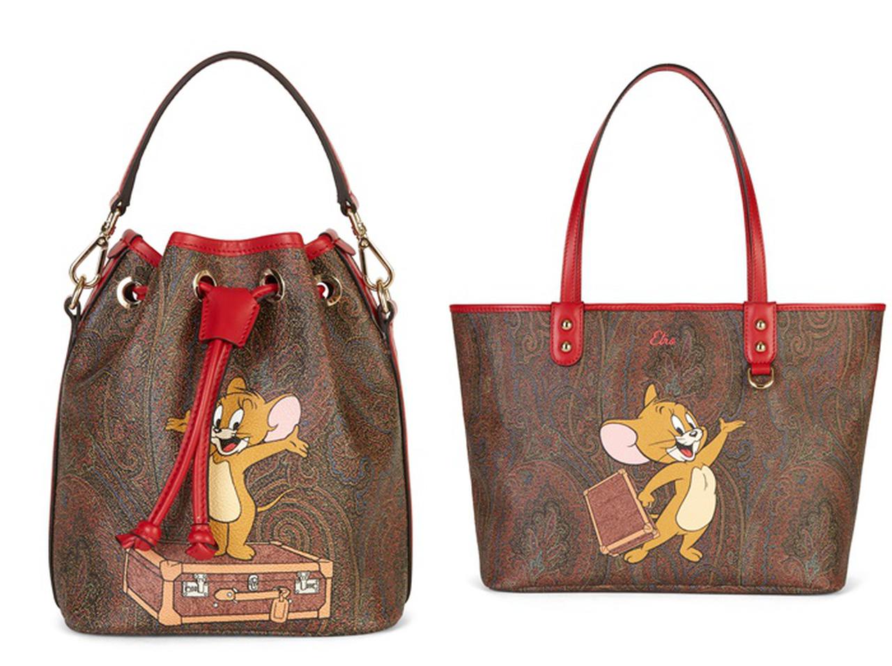 【未使用品】ETRO トムとジェリー クラッチバッグ 激レアetro クラッチバッグ トムとジェリーコラボ