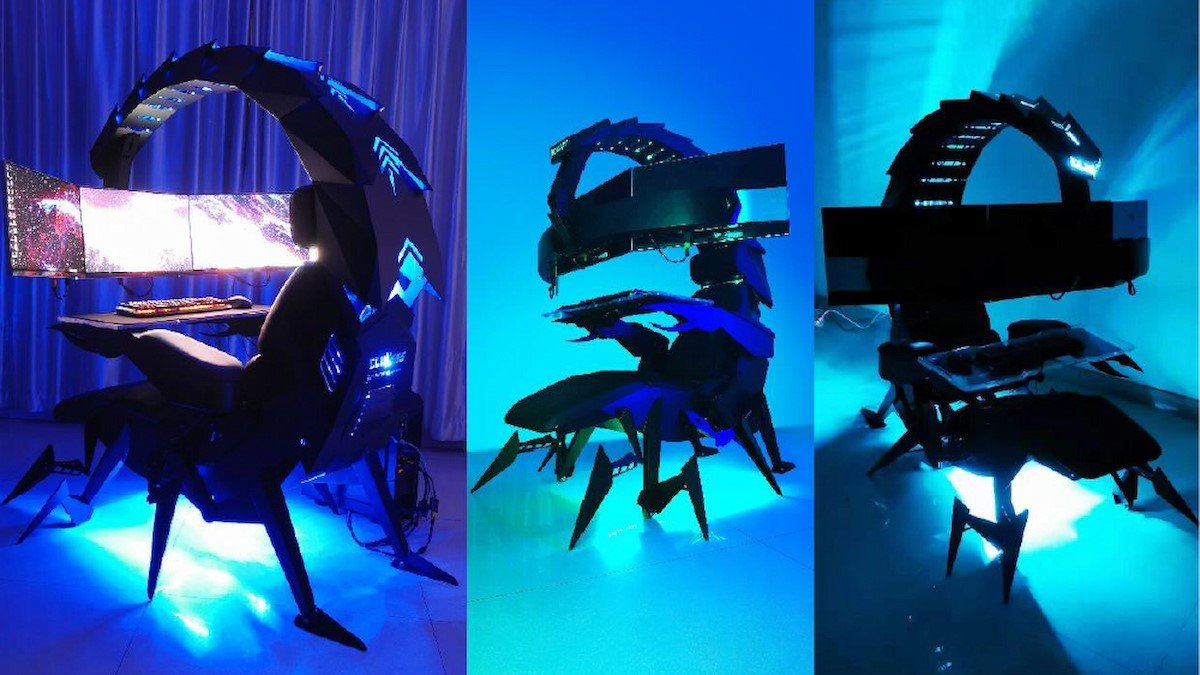 最強&最狂のゲーミングチェア来日！近未来サソリ型ゲーミングチェア