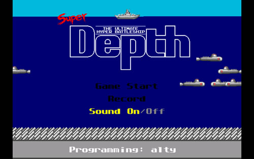 Pc 9801からandroidへ Bio 100 の名作フリーゲーム Super Depth がアプリになった 11年8月26日 エキサイトニュース