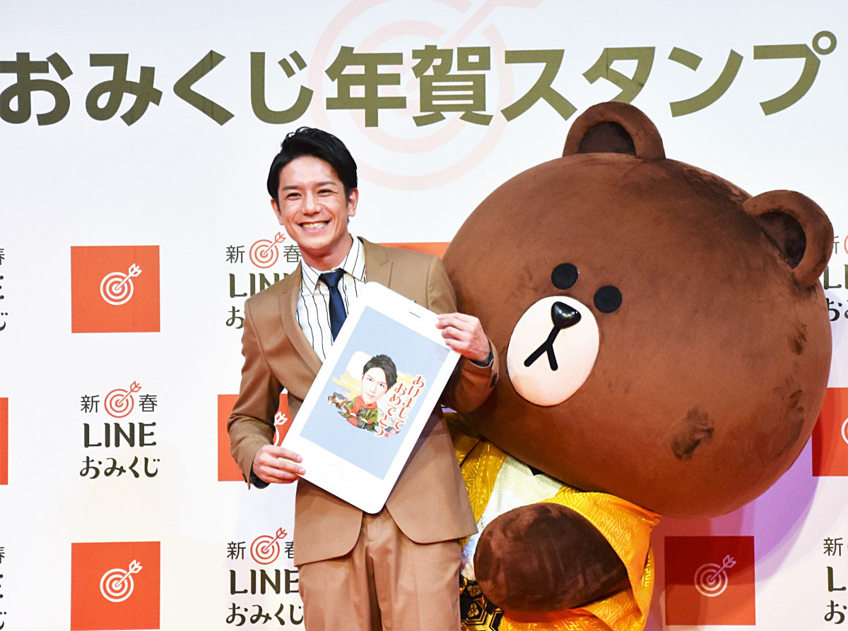 滝沢秀明がline おみくじ年賀スタンプ Cmで歌唱 今のリアルな心情をのせてくれた 2018年12月28日 エキサイトニュース