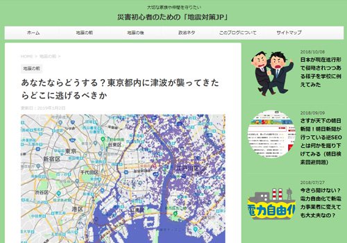 あなたならどうする 東京都内に津波が襲ってきたらどこに逃げるべきか 災害初心者のための 地震対策jp 2019年1月8日 エキサイトニュース
