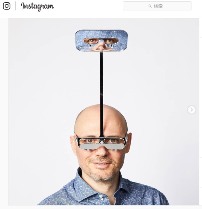 背が低い人も背が高い人の視点で世界を見渡せる眼鏡 One Foot Taller Periscope Glasses 19年6月15日 エキサイトニュース