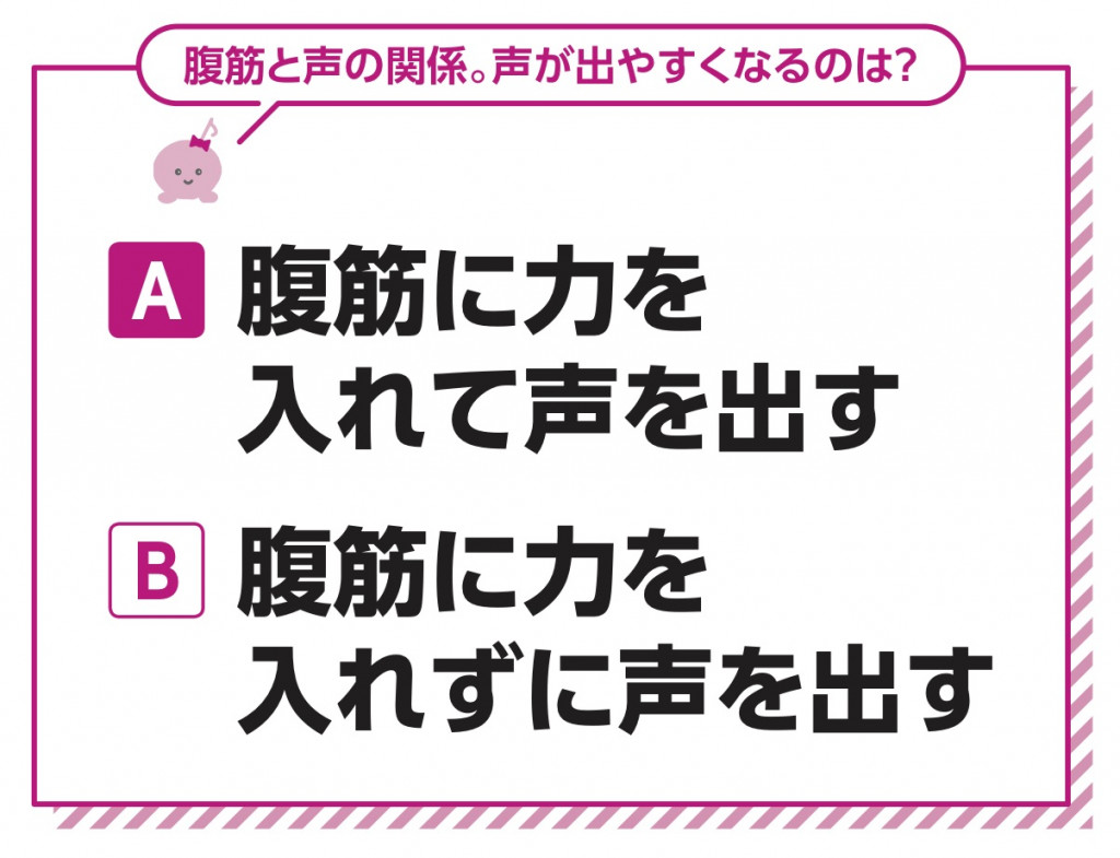 声が出やすくなる二択クイズ もっと 良い声 勝ち声 で話したい人へ 19年9月2日 エキサイトニュース