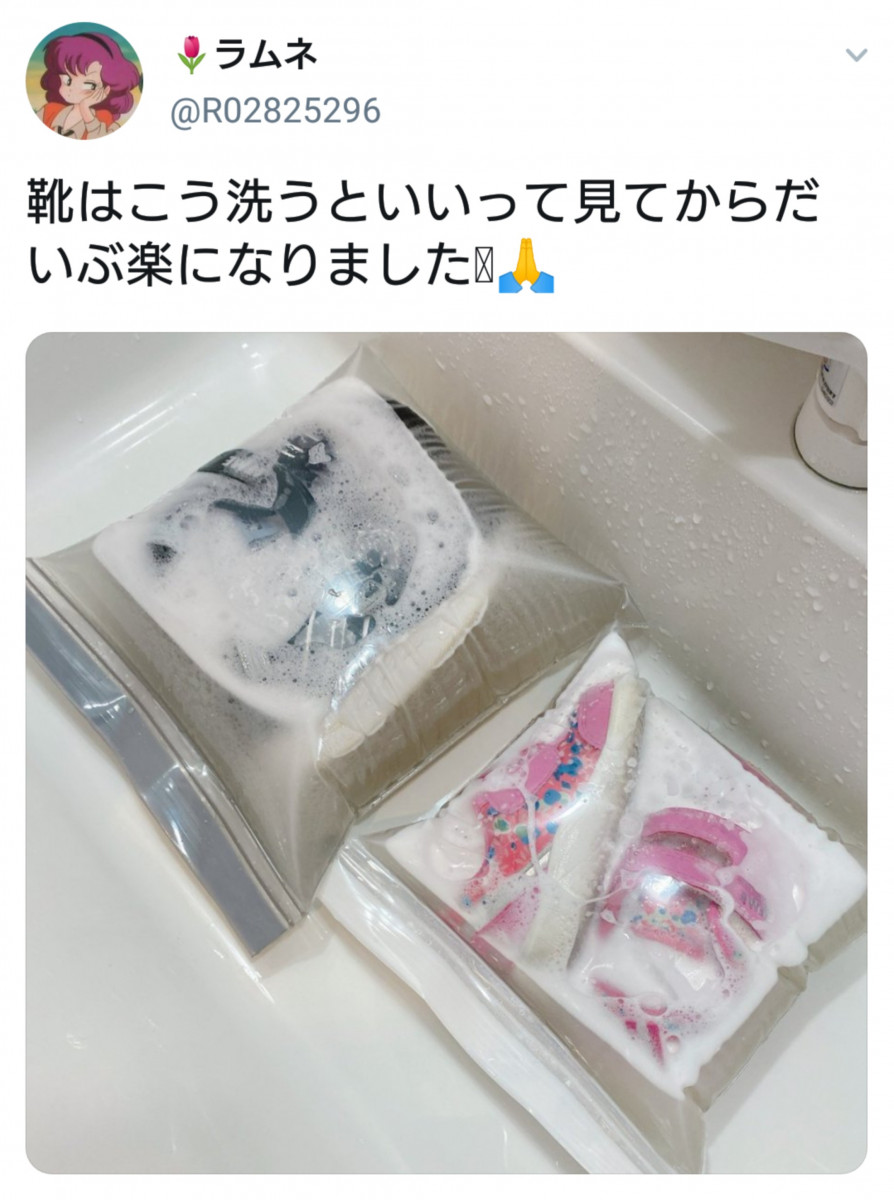 目からウロコ お手軽すぎるスニーカーの洗濯方法が話題に 年5月18日 エキサイトニュース