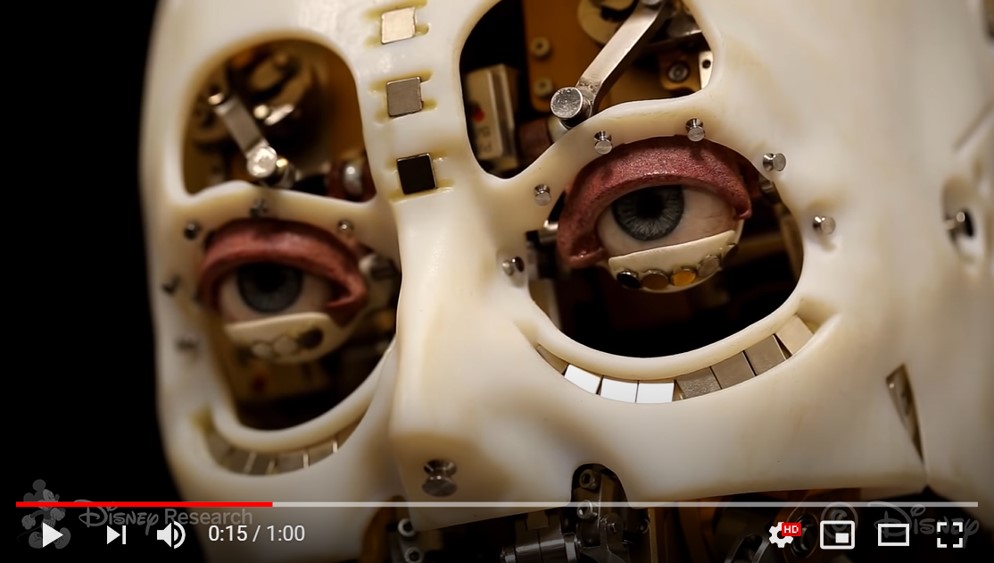 ディズニーの研究所がアイコンタクトするロボットを公開 夢の国が悪夢の国になるのか なぜ歯をつけた 年11月1日 エキサイトニュース