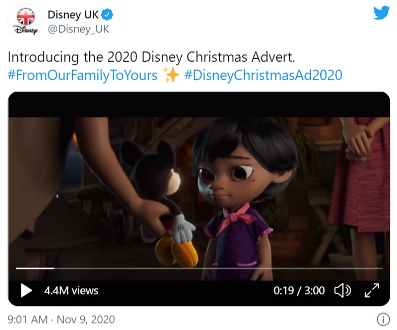 ディズニーのクリスマス広告が多くのフィリピンやフィリピン系の人々の共感を呼ぶ 年11月11日 エキサイトニュース