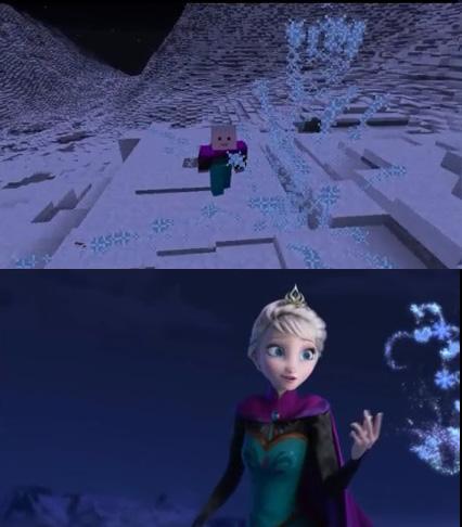 アナと雪の女王 の Let It Go を マインクラフト で再現した動画が話題 比較動画も公開 14年5月16日 エキサイトニュース
