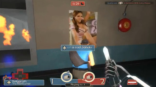 オンラインゲームの対戦フィールドにセクシー画像を貼ったら凄い効果で勝ちまくり 10年5月日 エキサイトニュース