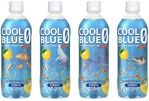 後味スーッ カロリーゼロの炭酸飲料 Cool Blue 発売へ 10年6月25日 エキサイトニュース