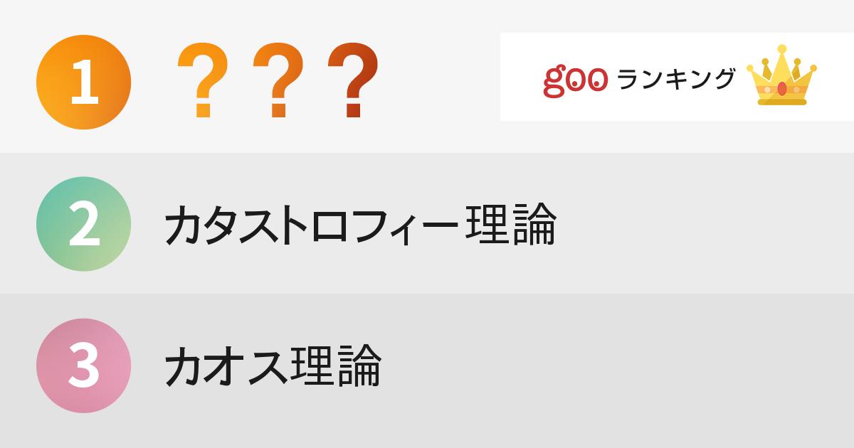 カッコいい数学用語ランキング 14年10月29日 エキサイトニュース