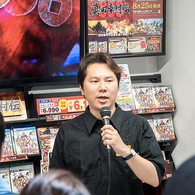 ゲーム 戦国basara 真田幸村伝 発売開始 小林pらが駆けつけ店頭イベント実施 16年8月29日 エキサイトニュース