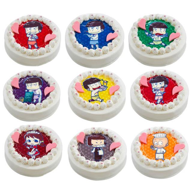 アニメイトカフェ キャラクターケーキの通信販売をはじめ松 第1弾は おそ松さん の6つ子がデザイン 16年4月25日 エキサイトニュース